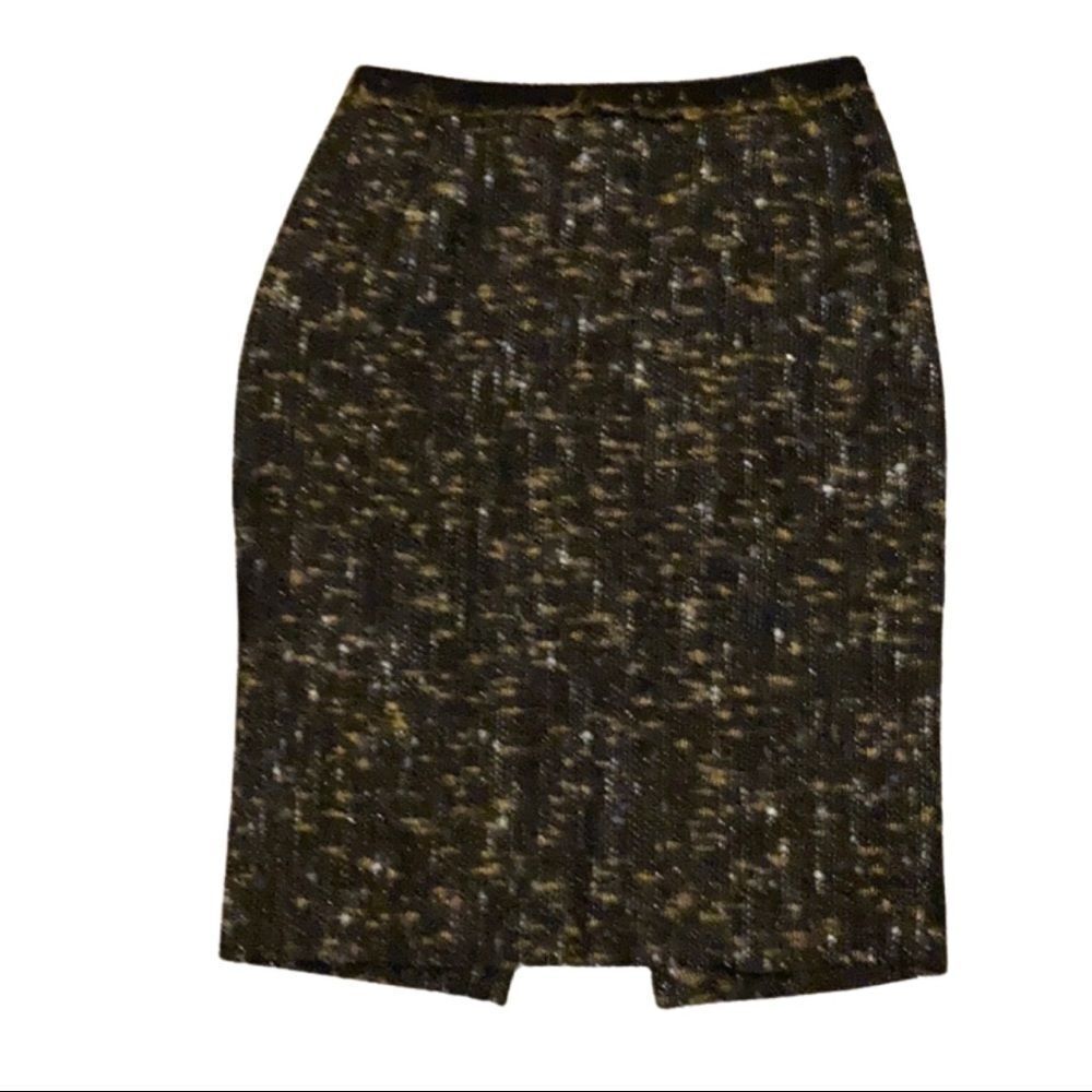 Elie Tahari Tweed Wool Blend Pencil Skirt - Picture 4 of 4